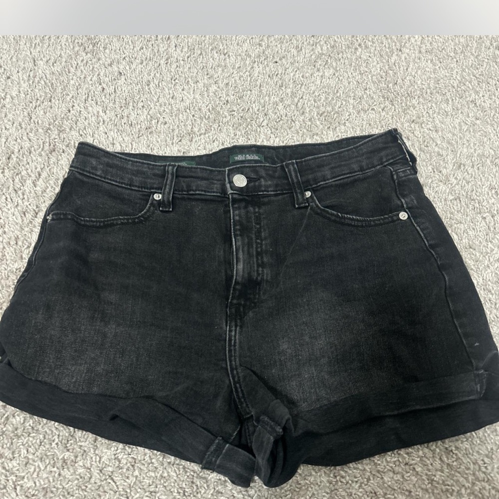 Wild Fable Black Jean Shorts